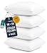 Foamily Set of 4-18 x 18 Premium Hypoallergenic Stuffer Pillow Inserts Sham Square Form Polyester, 18" L X 18" W, Standard/White