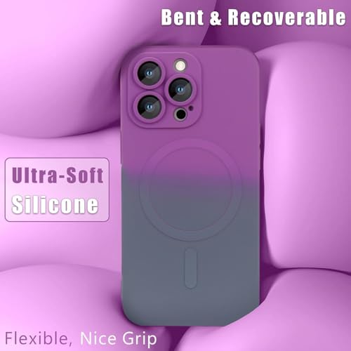 Coque iPhone 15 Pro Max MagSafe antichoc dégradé avec protection objectif