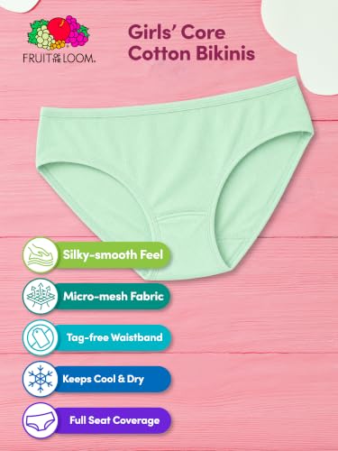 Image of Fruit of the Loom Girls' Breathable Underwear