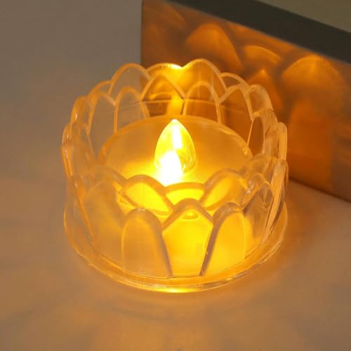 Velas LED de flor decorativas para salones y dormitorios 3