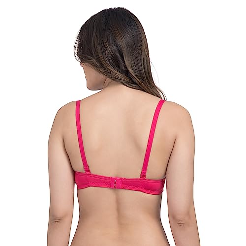Image of Tweens - Heavily Padded Semi Push-Up Bra - Polyamide Fabric - 3 /4th Coverage, Wireless, Multiway Straps, Seamless - Everyday T-Shirt Bra
