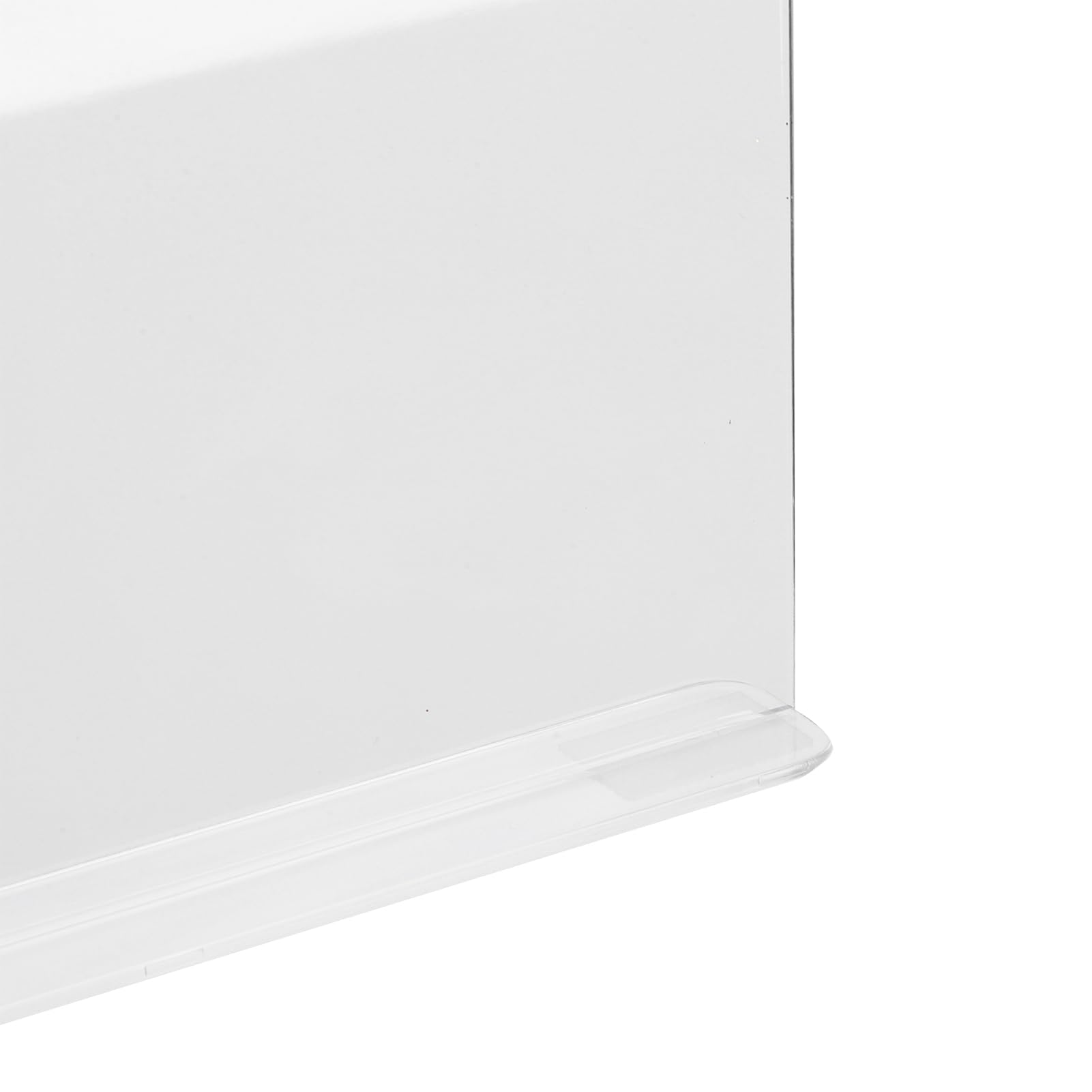 Wakects Separadores de Estantes de Acrílico Transparente, Organizador de Armario, Paquete de 6 para Estantes de Madera de 0,4 a 0,9 Pulgadas, Clips Reforzados, Separadores Transparentes para