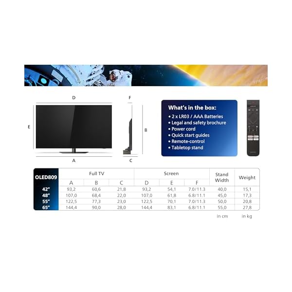 Philips 55OLED809/12 TV 139,7 cm (55") 4K Ultra HD Smart TV Wi-Fi 1300 cd/m? - Image 3