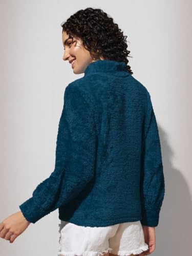 Image of THE DRY STATE Women's Fur Pull Over With High Neck