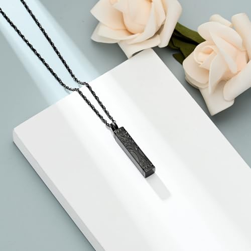 shajwo Tree of Life Cremation Jewelry Urn Necklaces for Ashes for Women Men Cube Memorial Human Ashes Jewelry4