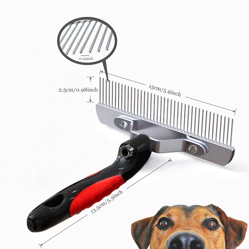Dog Brushes for Grooming Large Dogs, Long Hair Dog Rake Pet Comb Pet