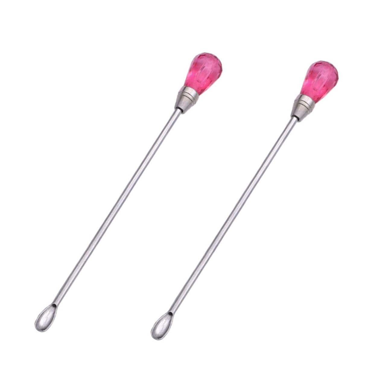 LIFKOME 2Pcs Sealing Wax Stirring Sticks for Melting Wax Long Handle Design for Safety Easy to Clean for Candle Making and Craft Projects for Sharing with Friends