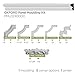 Ekena Millwork PML06X06OX-CASE-8 Oxford Corner (8-Pack) Panel Moulding, 6