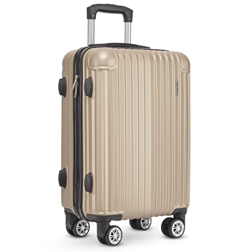 Mala de Bordo PP, ABS, Champagne