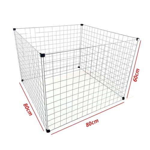 Cercado Para Cachorro Gato Coelho Cercadinho Pet 4 Telas 60x80cm