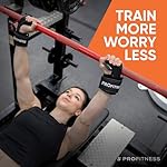 ProFitness Weight Lifting Straps - 10” Long Wrist Straps for Weightlifting - Padded Neoprene Lifting Straps Gym with Non Slip Silicone Grip Men and Women - Weightlifting Wrist Straps - Image 3