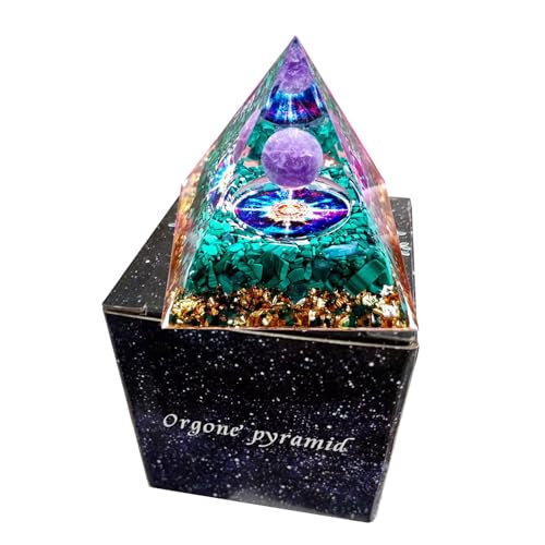 LAIOUSN 1 x Naturstein geschnitzte Pyramiden Kristalle Statuen...