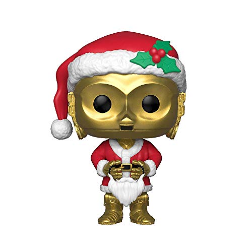 Funko Pop Star Wars: Holiday - Santa C-3Po Collectible Figure, Multicolor #TOP3