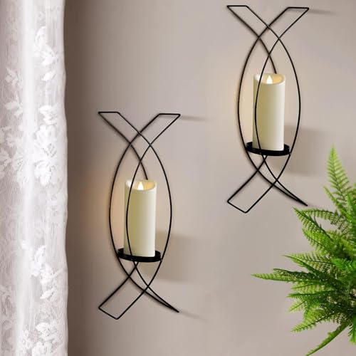 Image of 3 inchx7 inch Outdoor Waterproof Candles LED Battery Operated Candles Plastic Flickering Flameless Candles with Timer /Remote Wedding Party,2 Pack