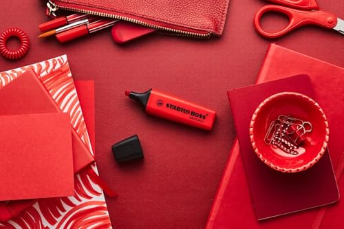 Image of STABILO BOSS Original Highlighter Pen | 1 Piece | Real Red