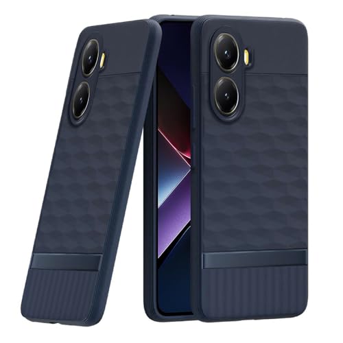 Image of Shockproof Case for Poco X7 Pro 5G | Full Camera Protection | TPU Flexible Back Cover for Poco X7 Pro 5G (Steel Blue)