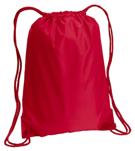 Liberty Bags Boston Drawstring Backpack - RED - OS