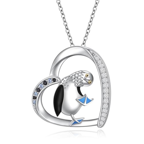 Alphm Heart Animal Necklace for Women 925 Sterling Silver Giraffe/Bunny/Squirrel/Panda/Hedgehog/Ladybug/Cat/Dachshund/Peacock Pendant Necklace Animal Jewelry Persents for Daughter Sister