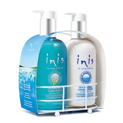 Inis the Energy of the Sea Liquid Hand Soap & Hand Lotion Caddy