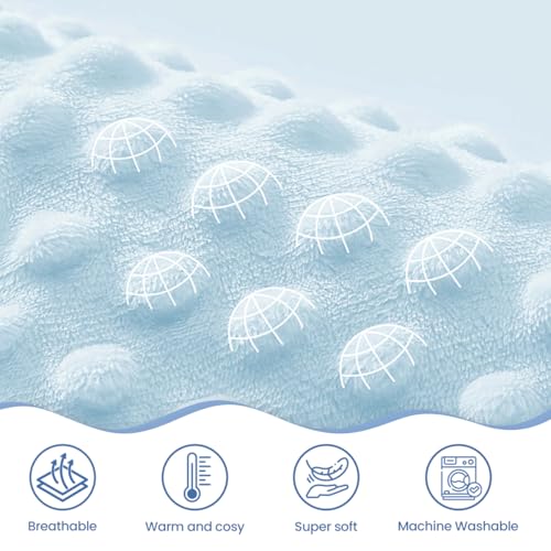 Image of SANDJEST Outer Space Minky Blanket 30 x 40 Inches, Gift for Christmas Birthday