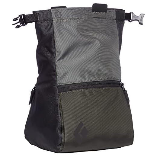BLACK DIAMOND Mondo Chalk Pot, Bouldering Rock Climbing Bucket, REPO Gray