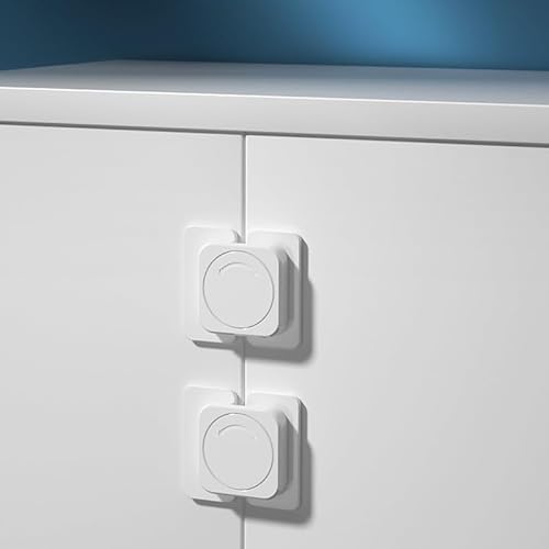 Kit 2 PÇS Trava de segurança Multi-Funcional Para Geladeiras, Portas de Armários, Gaveta, Microondas