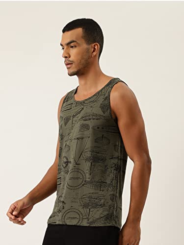 Image of Diversify Men's Cotton Blend Sleeveless Tank Tops