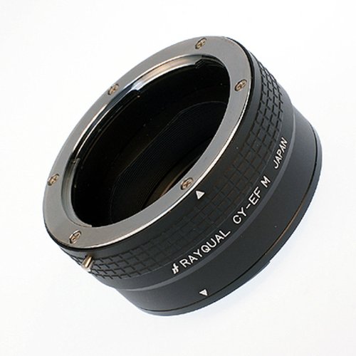 CY-EFM レイクォール マウントアダプター コンタックス ボディ＝EOS M 新品)RAYQUAL (レイクォール) マウントアダプター ライカMレンズ
