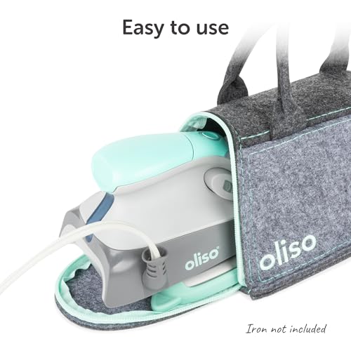 oliso Carry Bag M3Pro and M2Pro mini irons - Fits most mini travel size irons, ideal for travel or storage - Aqua