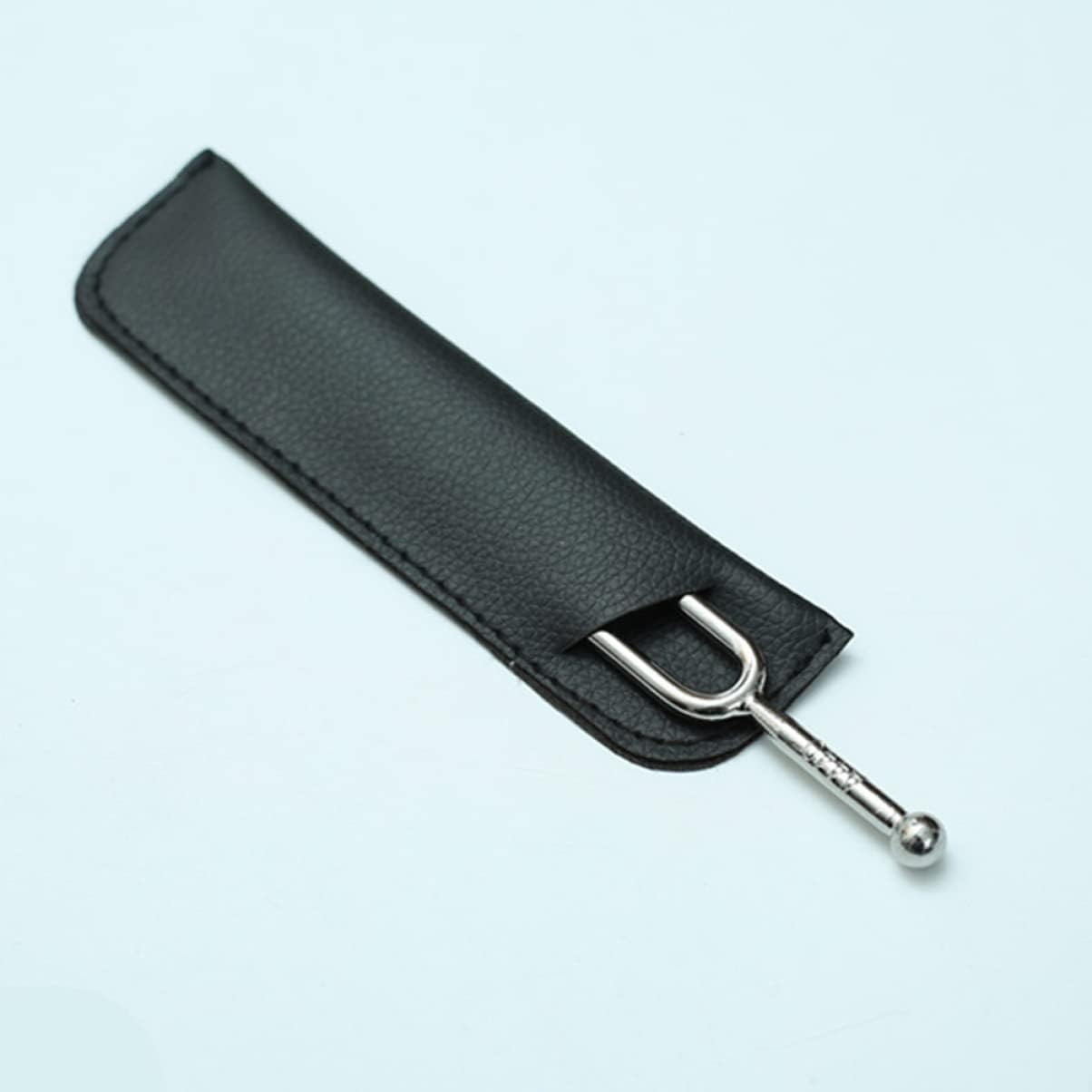 3Pcs Tuning Fork Storage Pouches Pu Leather Cases Protective Covers Portable Holder for Musical Instrument Accessories