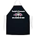 Attitude Aprons Fully Adjustable "Tonight's Forecast 9% Chance Of Wine" Apron-Black