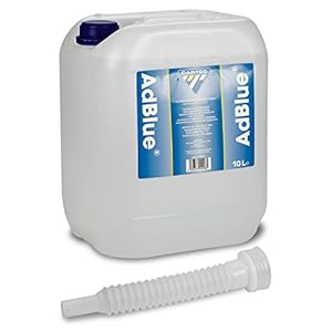 Cartec 99231 AdBlue hoogzuiver ureum voor nabehandeling van uitlaatgassen, met vulhulp, 10 l