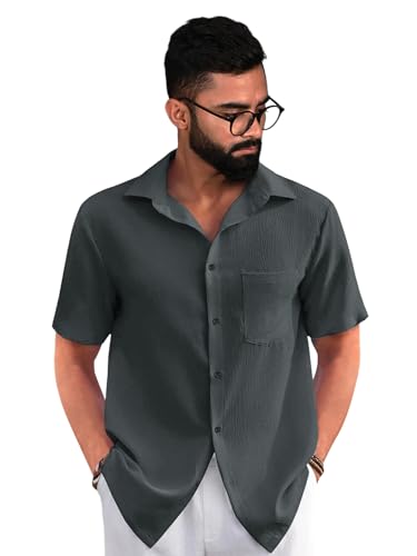Image of Pinkmint Popcorn Regular Fit Half Sleeve Shirt for Men Combo Casual Shirt ll Sumeer Wear