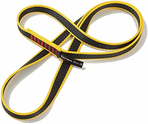 XINDA 16mm Nylon Sling Climbing Runner 22kN/4840lb CE UIAA Certified, Sewn Runner for Rock Climbing, Mountaineering, Rappelling, Hiking, Emergency Gear