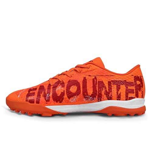 Image of Nivia Encounter Retro Turf Football Shoes for Men, Duofoam Cushioning, TPU 3D Embossed Upper, Rubber Studs for Turf, Lightweight Football Shoes for Artificial Ground