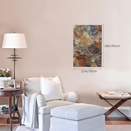 Œuvre d'art sur toile abstrait granit LPSRTWE finitions premium