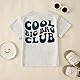 Cool Big Bro Club T-Shirt Big Brother Shirt Jungen Geschwister Tshirt mit Aufdruck Baby Kleidung Großer Bruder T-Shirts Sommer Kurzarm Tops Lustiges Baumwolle Hemd(Blumengrau,3-4Jahre)