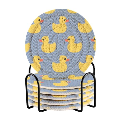 Image of 6 Pcs Absorbent Drink Coasters