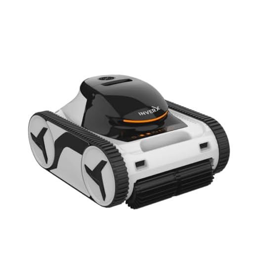 Pqs - Robot Limpiafondos Automático De Piscina Inverx 60 - Funciona Sin Cables Con Batería - Piscinas De Hasta 20 X 6 Metros…