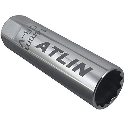 ATLIN 14mm Spark Plug Socket - Thin Wall Spark Plug Socket - Compatible with BMW, MINI, Nissan Cover