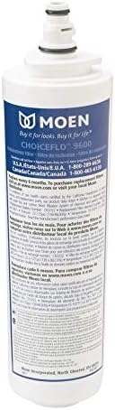 Moen 9601 ChoiceFlo Replacement Water Filter Compatible with Moen Sip Filtered Kitchen Faucets