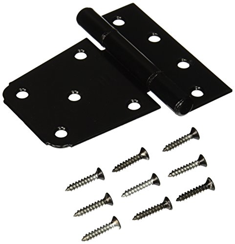 Stanley Hardware S172-200 SP908.5 LIFESPAN Heavy T Hinge in Black, 3-1/2"