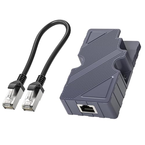 High Speed Ethernet Adapter For Satellite Dish Cable Networks Conversion Connection Supports 10/100/1000Mb/s Data Speeds