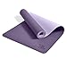 Yogibato Esterilla de Yoga de TPE, Esterilla para Entrenamiento y Ejercicio Antideslizante, Correa para Llevar, Pilates Gymnasia y Fitness, [183x61x0,6 cm] Lila - Lavanda