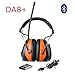 Produktbild PROTEAR DAB Gehörschutz mit Bluetooth&FM Radio, Wiederaufladbare Ohrenschützer Eingebautem Mikrofon für Industrie,BAU und Mähen Lärmreduzierung SNR 30dB