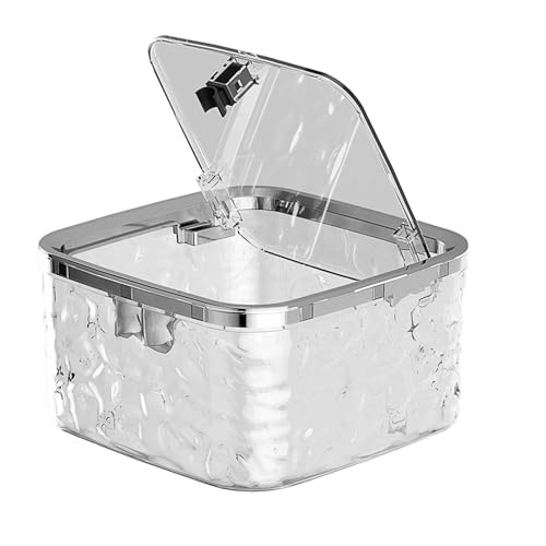 Mini poubelle de bureau carrée pour résoudre le désordre des petits espaces