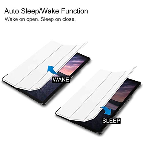 Couverture shell Galaxy Tab S4 avec trois pliant support stable
