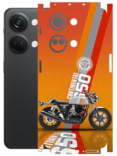 Image of AtOdds - Full Body Back Screen Guard Protector Film - Lamination Wrap Skin Sticker Compatible with ONEPLUS NORD 3 (5G) | Scratchproof Matte Finish (Bullet)