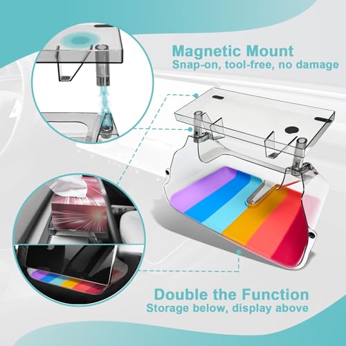 Solution rangement sous écran Tesla Model Y Juniper sans colle