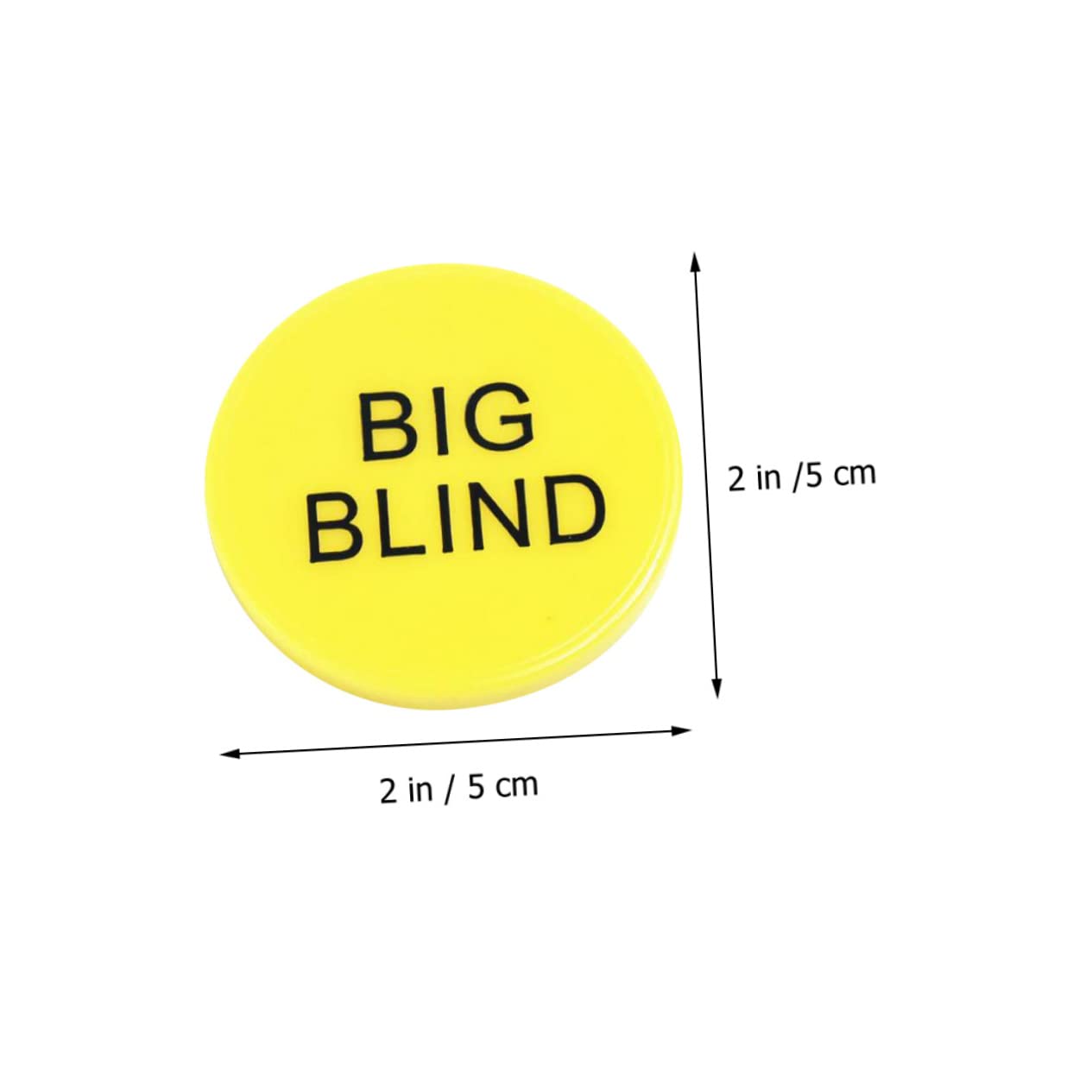 HANABASS 3Pcs Professional Poker Chips Multifunctional Game Tokens for Adults for Bingo Games and Tournaments Fun and Creative Design